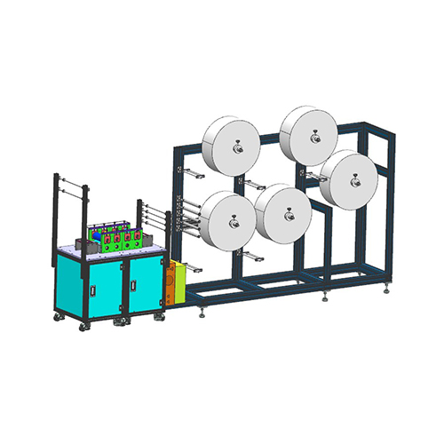 Halbautomatische Produktionslinie für N95/KN95 Atemschutzmasken